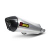 Slip-on Auspuff Akrapovic Edelstahl Gilera Fuoco 500cc ab 2007