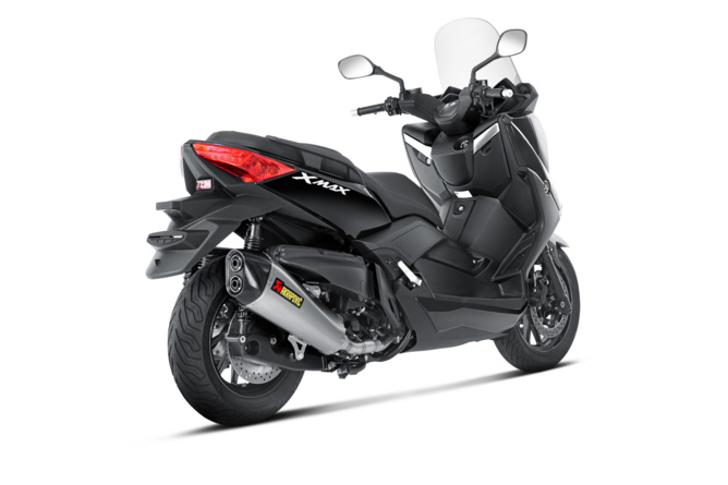 Silencieux Akrapovic Slip-on inox Yamaha X-Max / Majesty 400cc ap'07