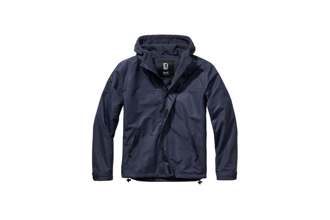 Giacca a vento Front Zip Brandit navy