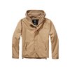 Giacca a vento Front Zip Brandit camel