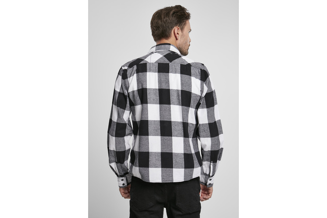 Checkered Shirt Brandit white/black