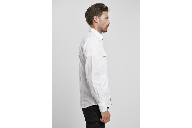 Worker Shirt Slim Brandit white