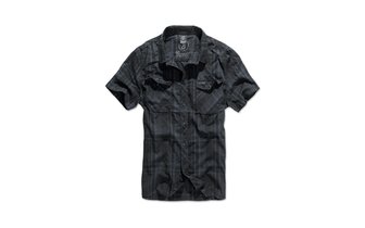 Chemise manches courtes Roadstar Brandit noir/bleu
