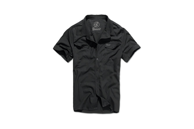 Chemise manches courtes Roadstar Brandit noir