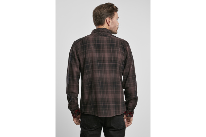 Checkered Shirt Duncan Brandit brown