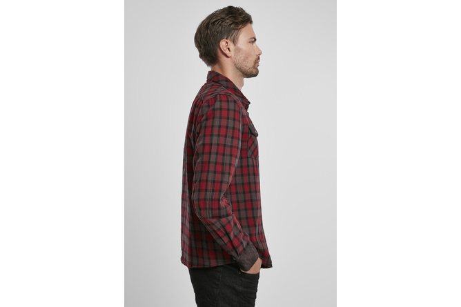 Checkered Shirt Duncan Brandit red/brown