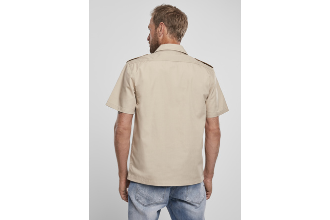Shirt US Ripstop Shortsleeve Brandit beige