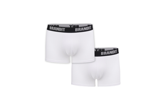 Boxer Shorts Logo 2-Pack Brandit white/white