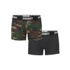 Boxer Shorts Logo 2-Pack Brandit woodland/black