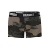 Boxer Shorts Logo 2-Pack Brandit dark camo/black