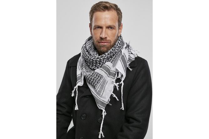 Shemagh Scarf Brandit white/black one size