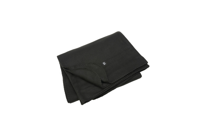 Fleece Blanket Brandit black one size
