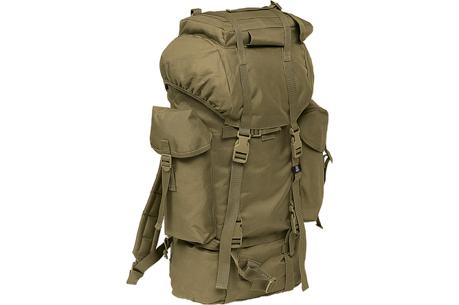 Military Backpack Nylon Brandit olive one size