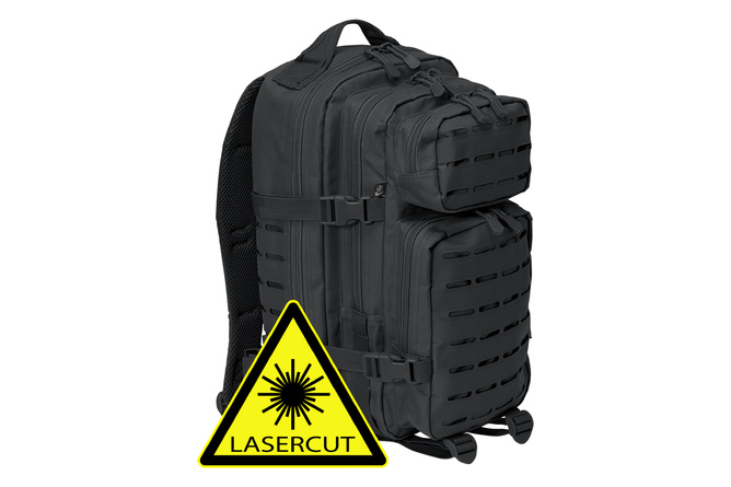 Backpack US Cooper Lasercut medium Brandit black one size