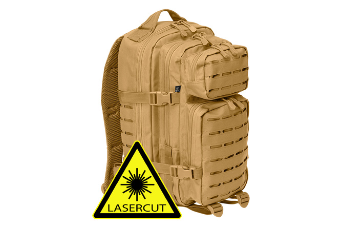 Backpack US Cooper Lasercut medium Brandit camel one size
