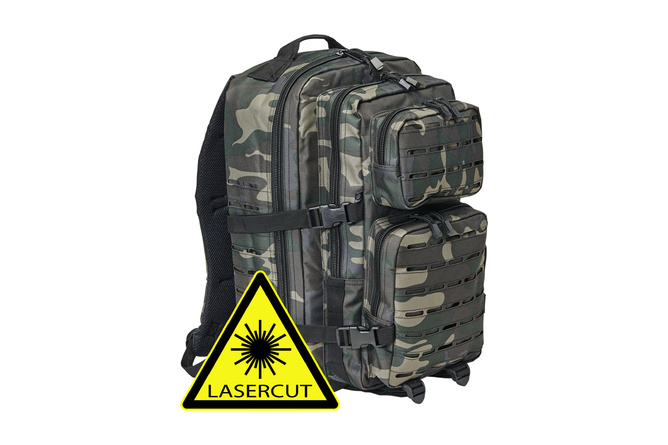 Backpack US Cooper Lasercut large Brandit dark camo one size