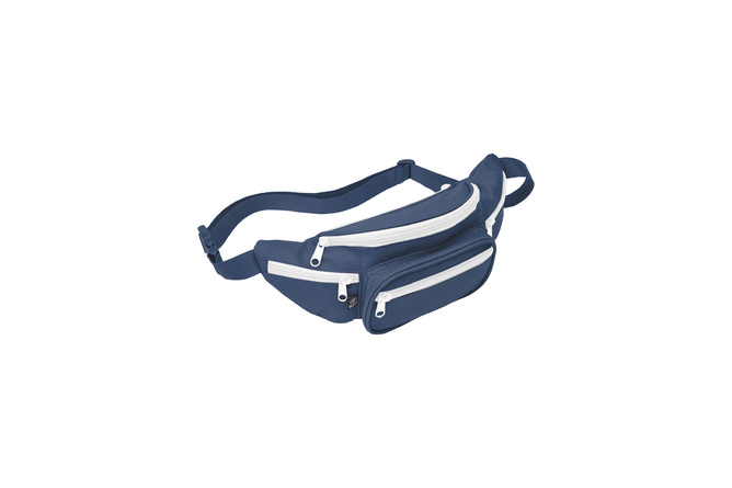 Bolsa de cadera con bolsillos Brandit azul marino/blanco talla única