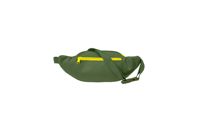 Bolsa de cadera con bolsillos Brandit oliva/amarillo talla única