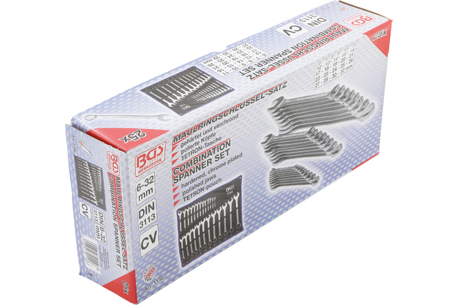 Combination Wrench Set BGS 6 - 32 mm 25 pcs.