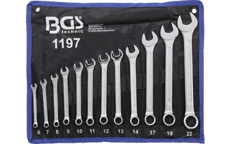 Combination Wrench Set BGS 6 - 22 mm 12 pcs.
