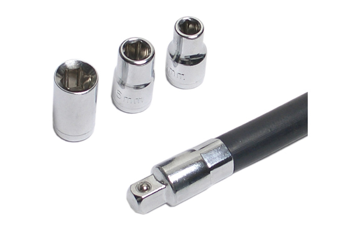 Hose Clamp / Screwdriver Kit BGS 6.3 mm (1/4") 500 mm