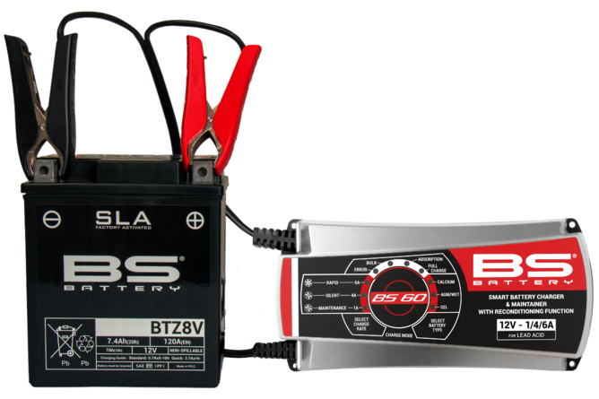 Chargeur de batterie 12V - 3 à 120A BS Battery BS60