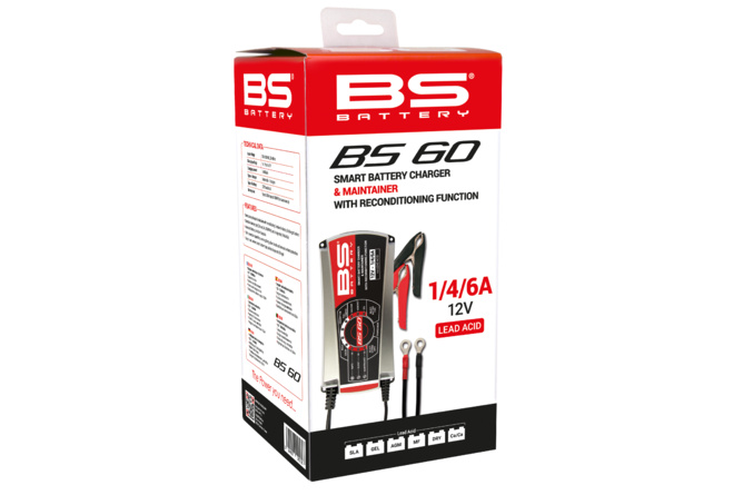 Chargeur de batterie 12V - 3 à 120A BS Battery BS60