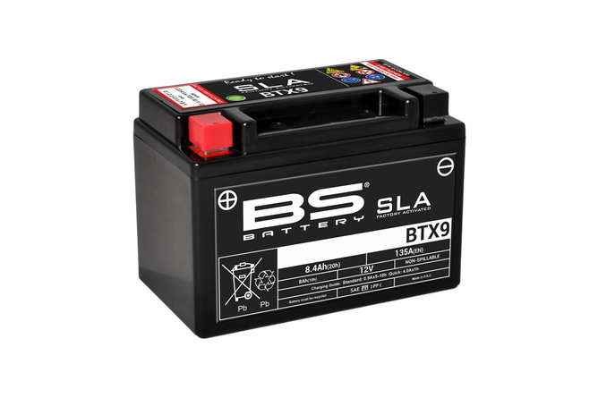 Gel Starterbatterie BS Battery 12 Volt 8,4 Ah SLA 150x90x105mm