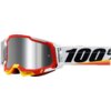 MX Goggles 100% Racecraft 2 ARSHAM red Flash mirror lens