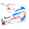 Motocross Helmet Trendy 20 T-902 white / blue / red