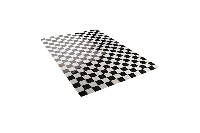 Foglio adesivi scacchieria 20x24cm nero / bianco