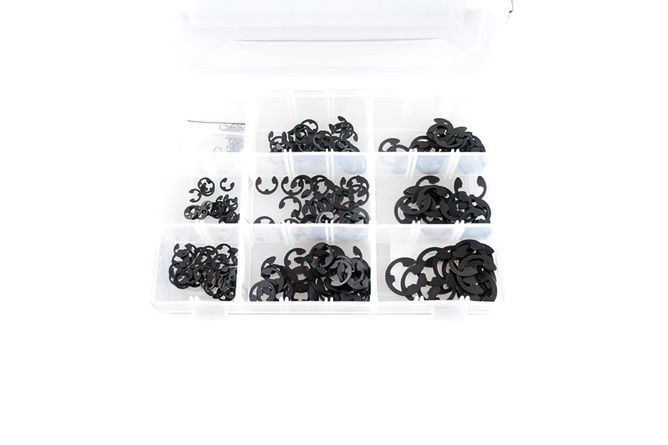 Set of circlips 300 pieces 2.3mm - 12m