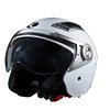 Casco Jet con doppia visiera Trendy bianco
