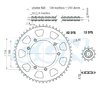 Kit chaîne 12x52 - 420 Peugeot xp6