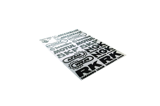 Sticker Sheet Sponsors 35x25cm