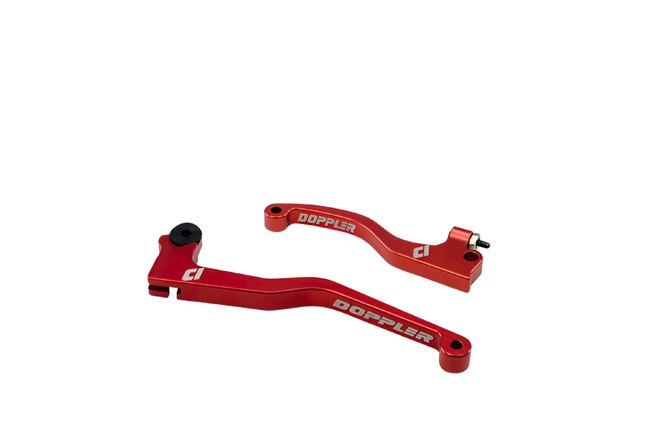 Brake / Clutch Lever (PR) Doppler CNC red Derbi DRD Pro