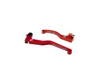 Brake / Clutch Lever (PR) Doppler CNC red Derbi DRD Pro