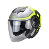 Jet / Open Face Helmet double visor Trendy T-405 Kamak grey / yellow matte