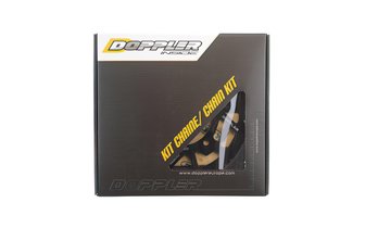Kit chaîne Alu noir 13x53 - 420 Doppler Rieju MRT / Yamaha DT