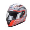 Full Face Helmet Trendy T-503 Furya grey / red matte