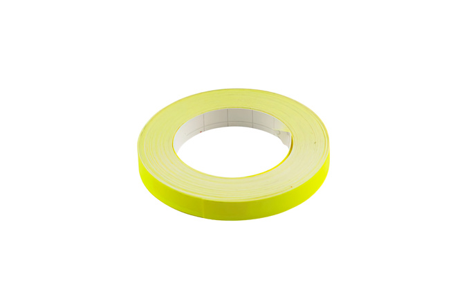 Adesivo cerchio 10m Motip giallo neon 9mm