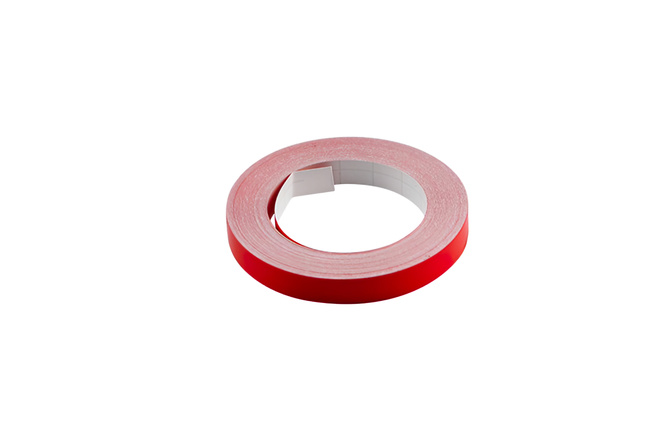 Adesivo cerchio 10m Motip rosso 9mm