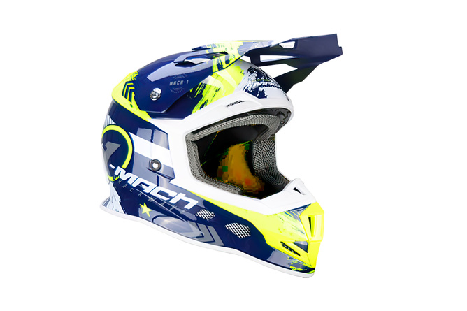 MX Helmet Trendy T-902 Mach1 blue / yellow
