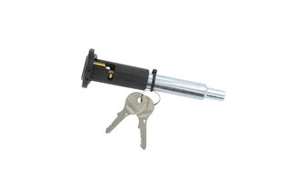 Steckschloss / Riegel mit Schlüsseln mit Halterung MBK 51 / 88 (L.127mm d.15mm)
