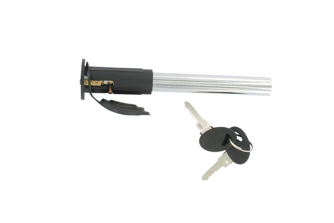 Pin Lock / Bolt with keys with mount Peugeot 103 (L.145mm d.15mm)