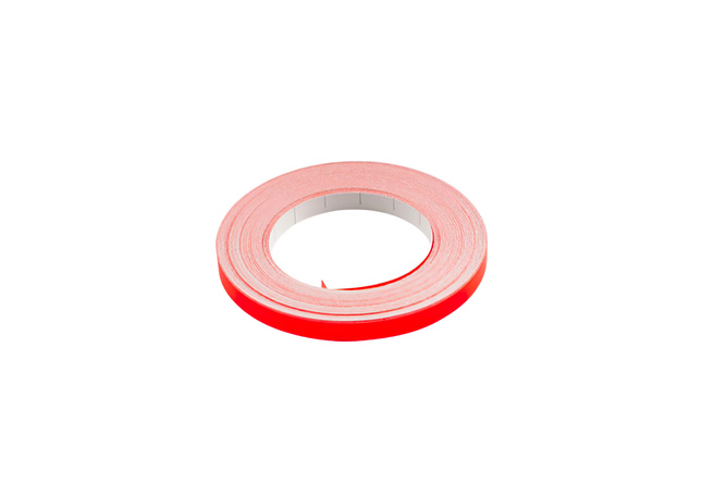 Adesivo cerchio 10m Motip rosso neon 6mm