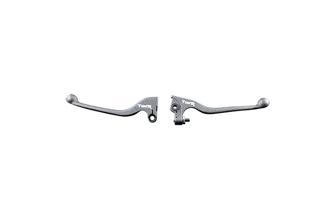 Set Leve Freno / Frizione carbone opaco Derbi Senda