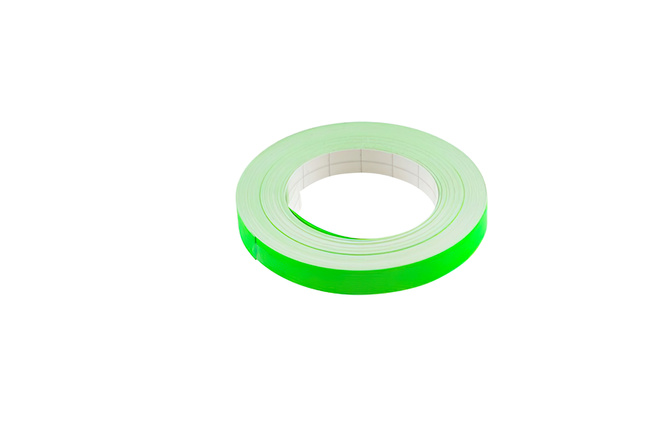 Adesivo cerchio 10m Motip verde neon 9mm