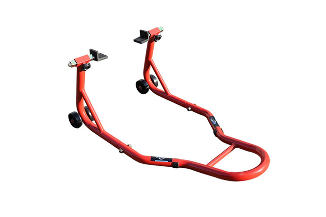 Paddock / Bike Stand rear wheel red