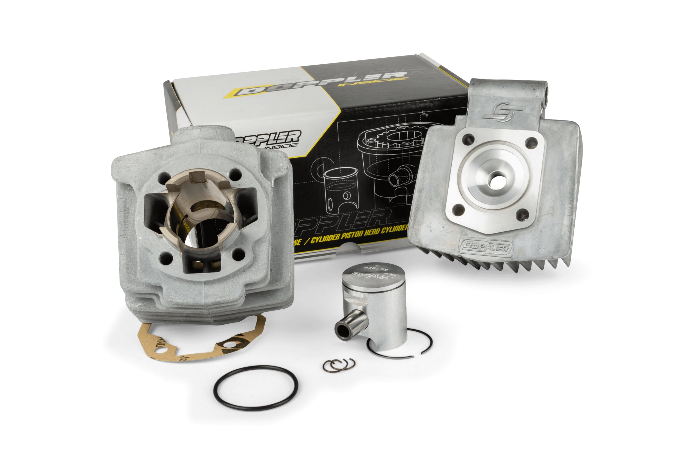 Cylindre Et Tête Doppler ER1 50cc Pour MBK 51 AC - Neuf Sous Emballage - Pièce D'origine